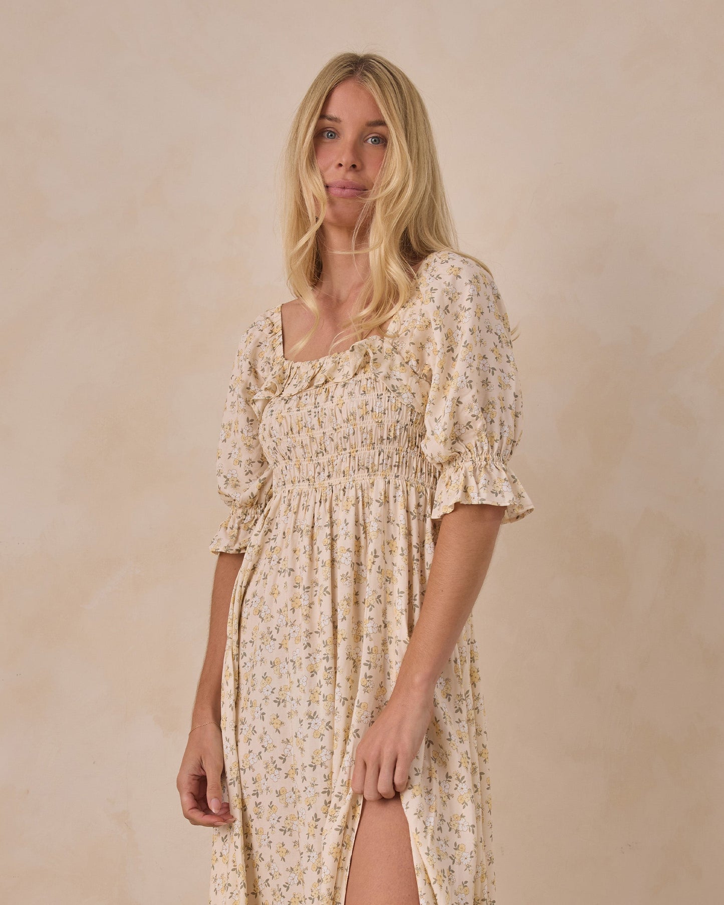 Women's Birdie Dress Lemon Meadow