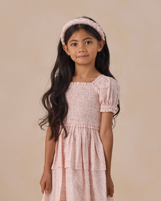 Braided Headband Lavender Floral