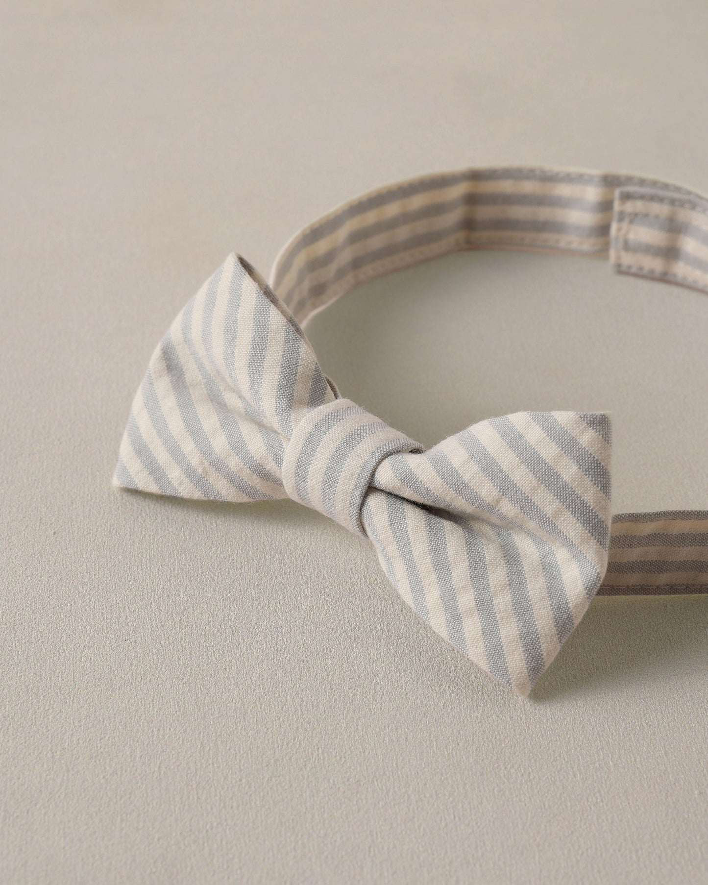 Bow Tie Sky Stripe Seersucker