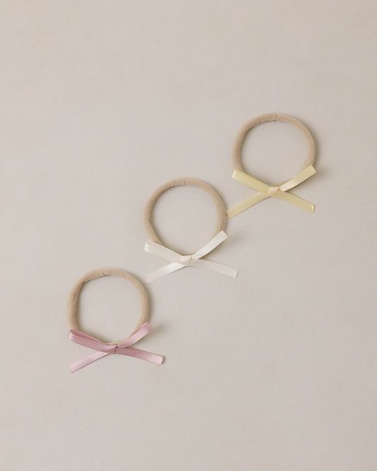 Baby Bow Headband Lemon, Natural, Lavender