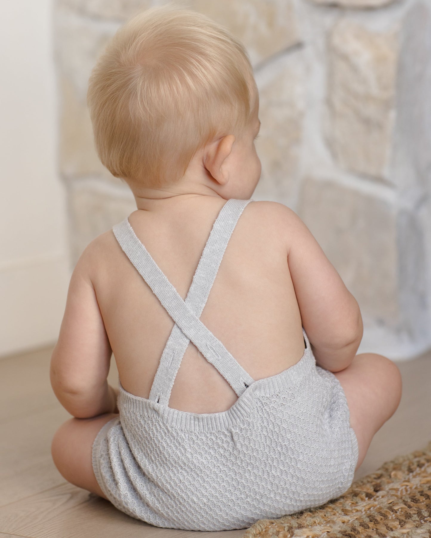 Caleb Knit Shortall Heathered Sky