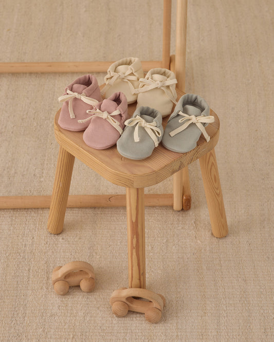 Baby Booties Mauve
