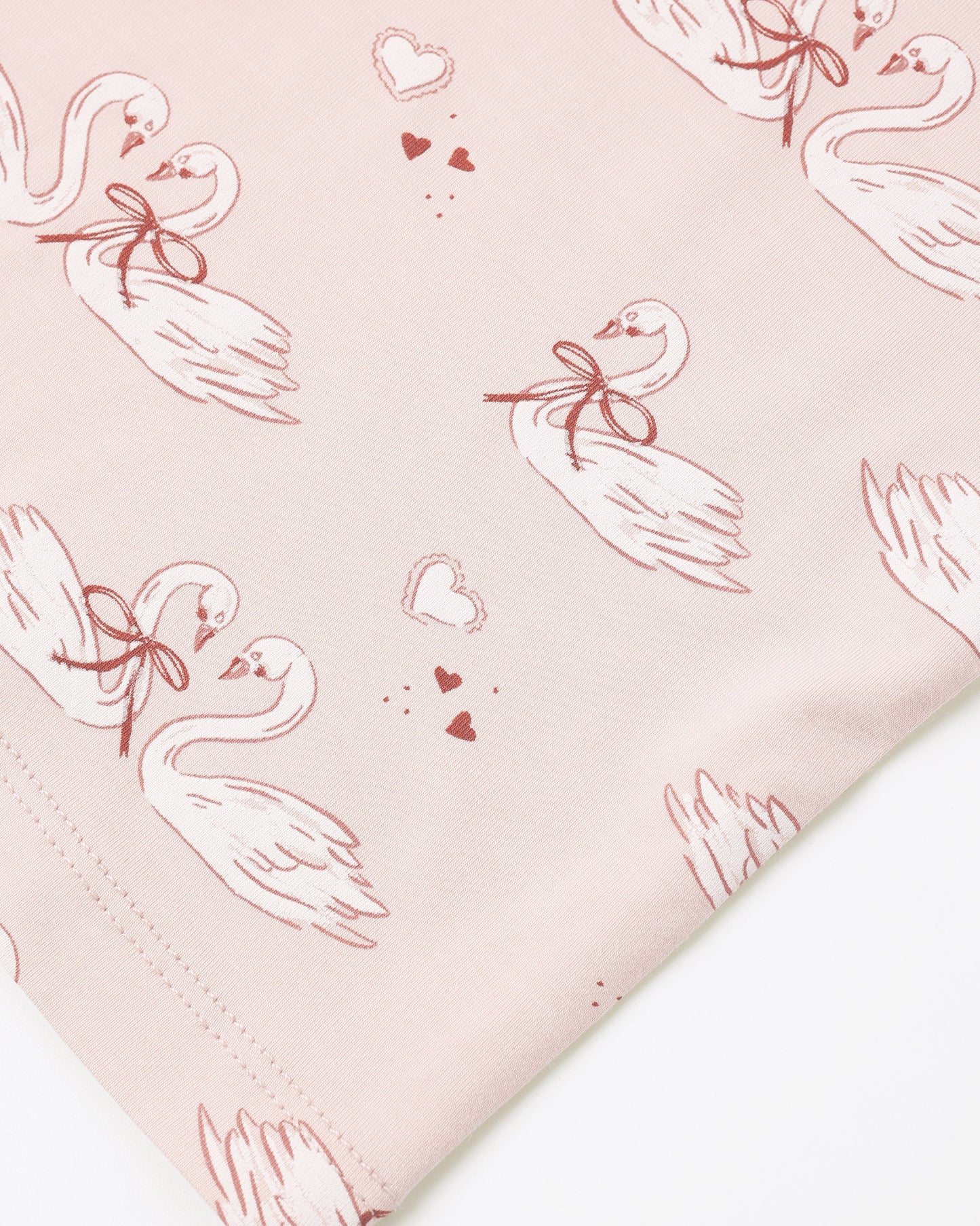 Bamboo Pajama Set Swans