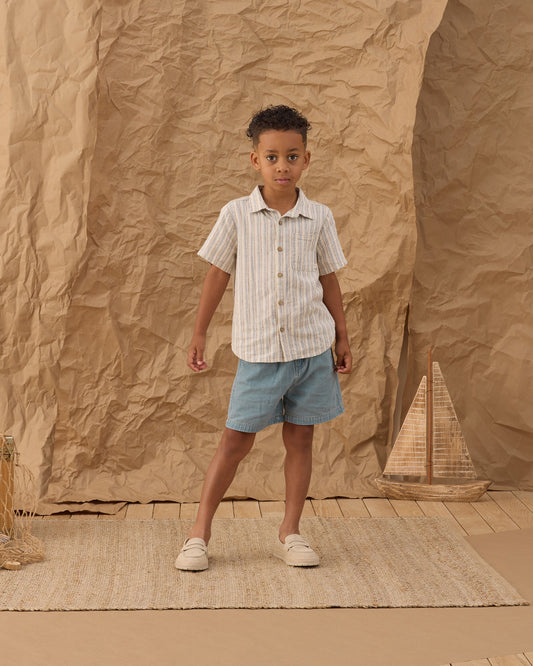 Dawson Short Washed Blue