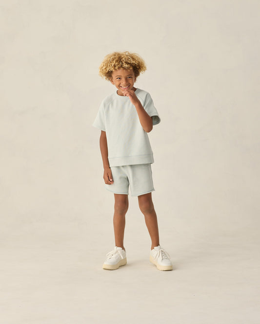 Short Sleeve Sweatshirt Seafoam