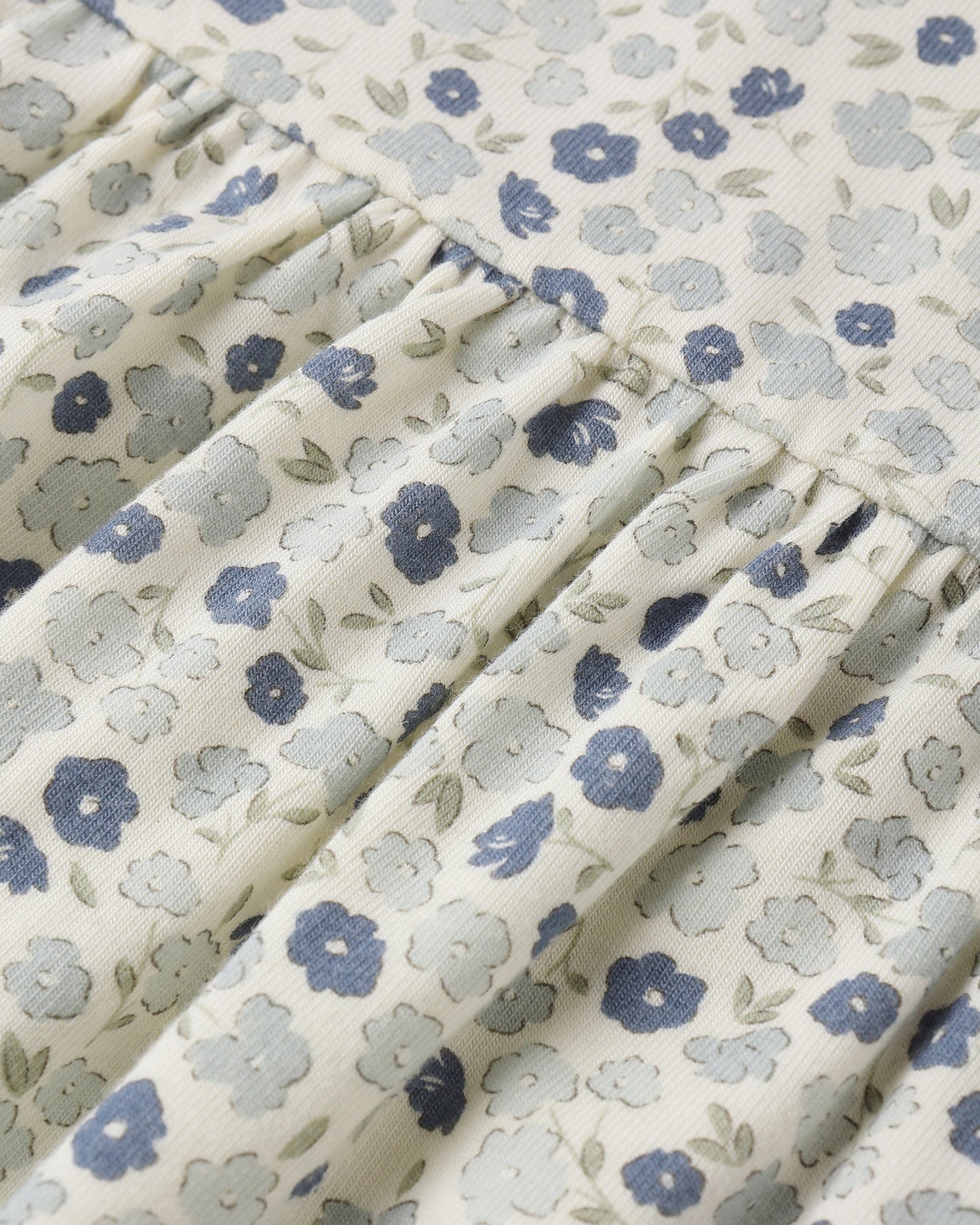 Babydoll Dress Blue Ditsy