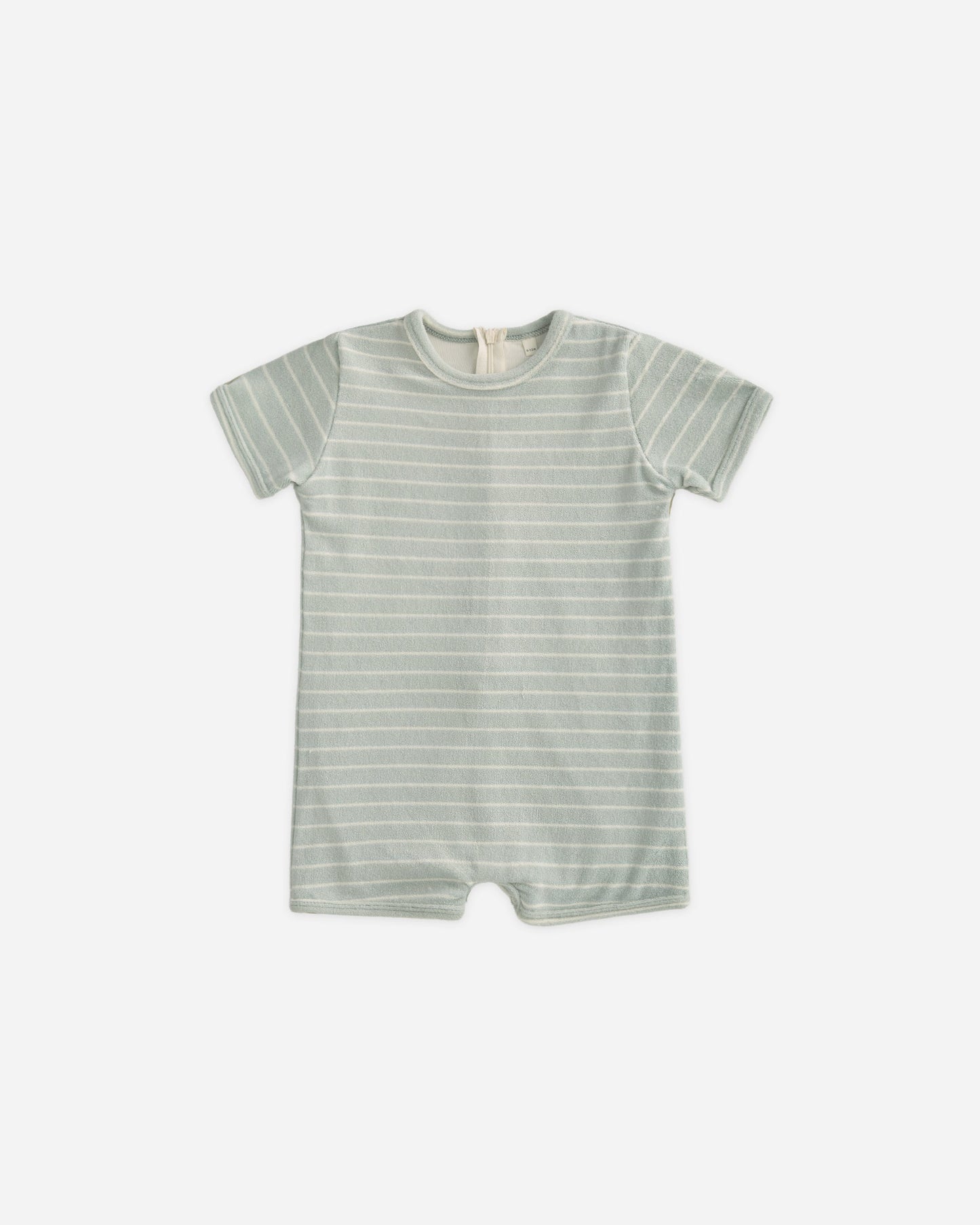 Shorty One-Piece Seafoam Stripe