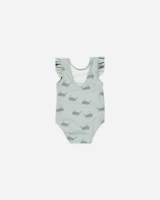 Scoop Back Onepiece Whales