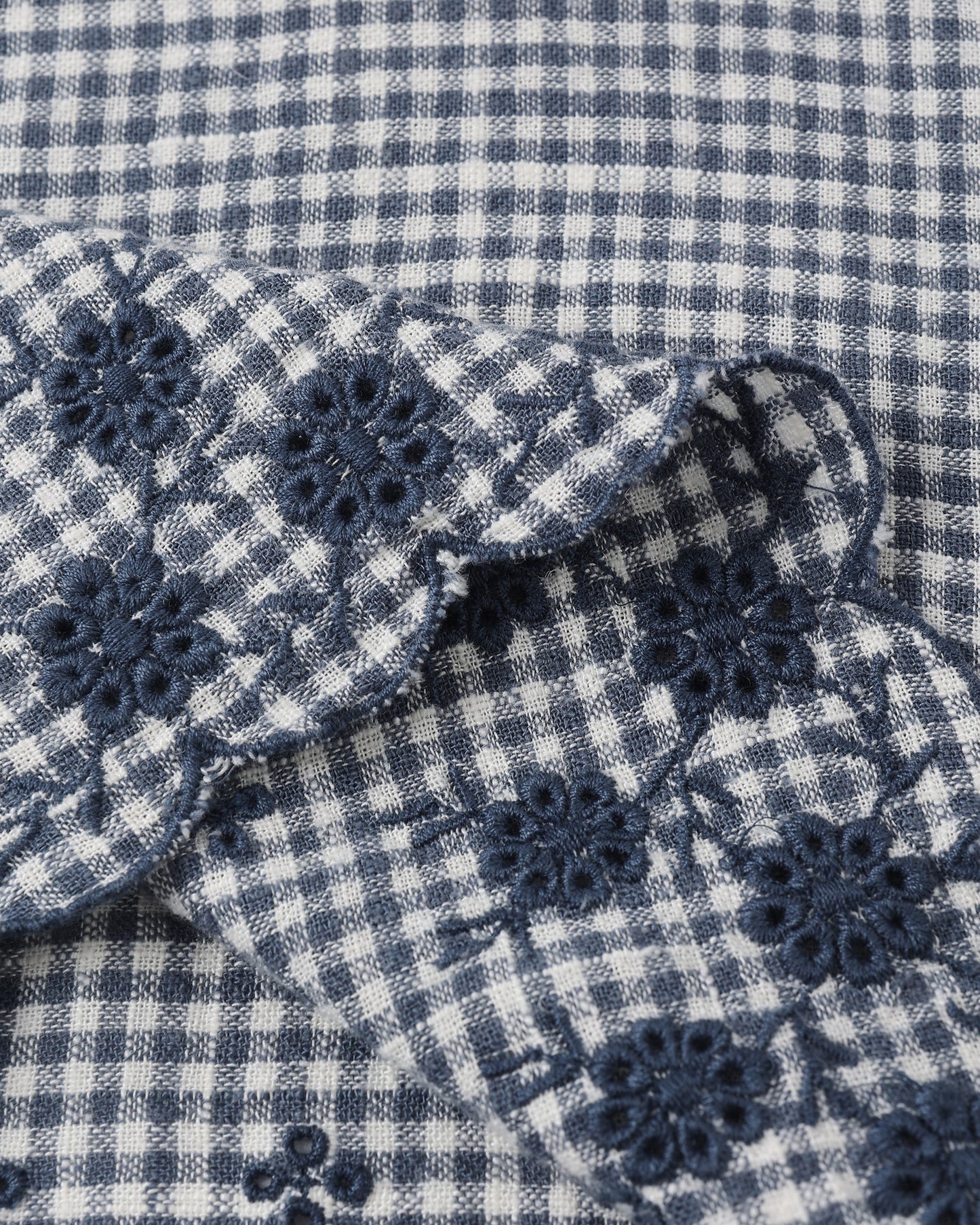 Lennon Dress Marine Gingham
