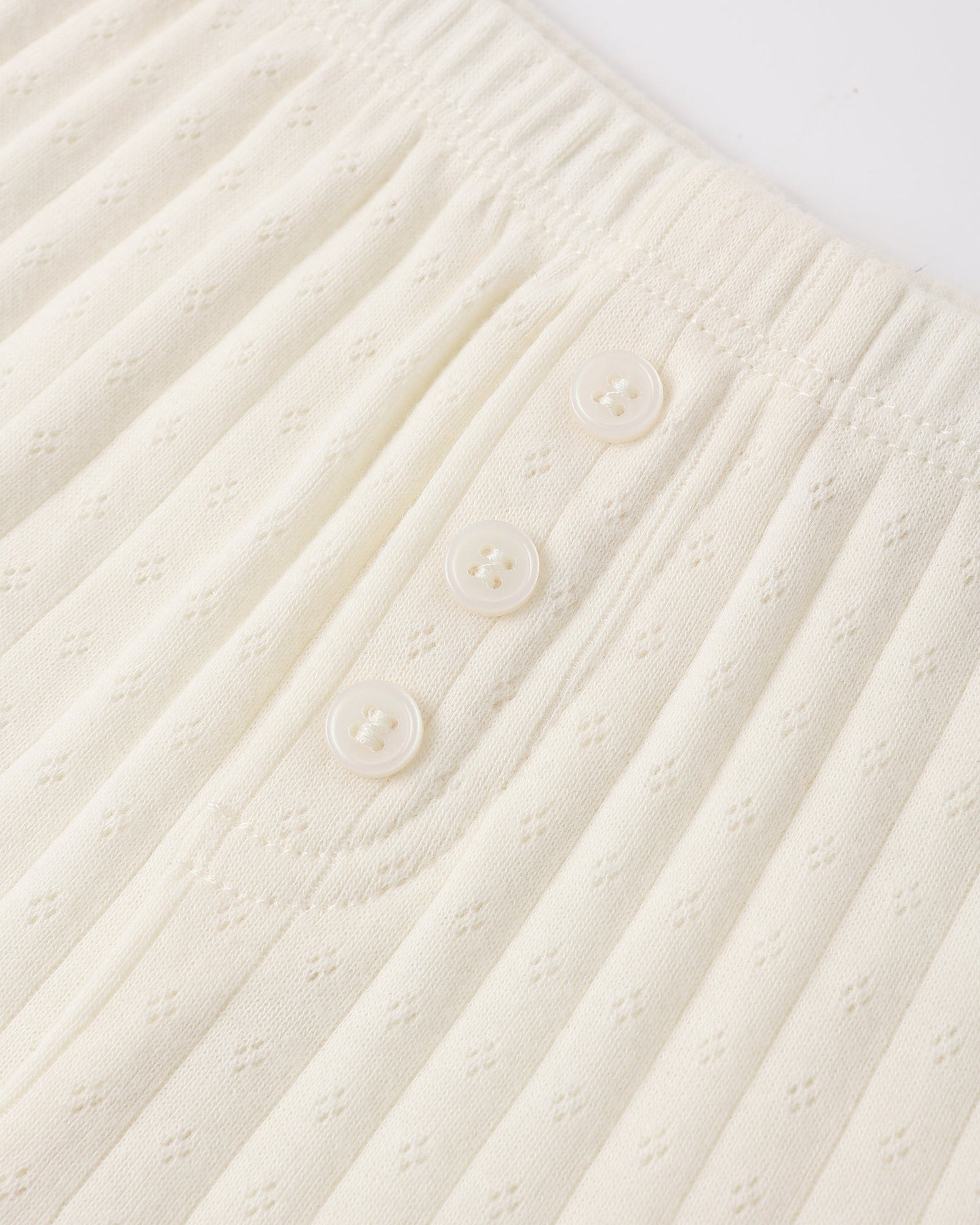 Pointelle Lounge Set Ivory