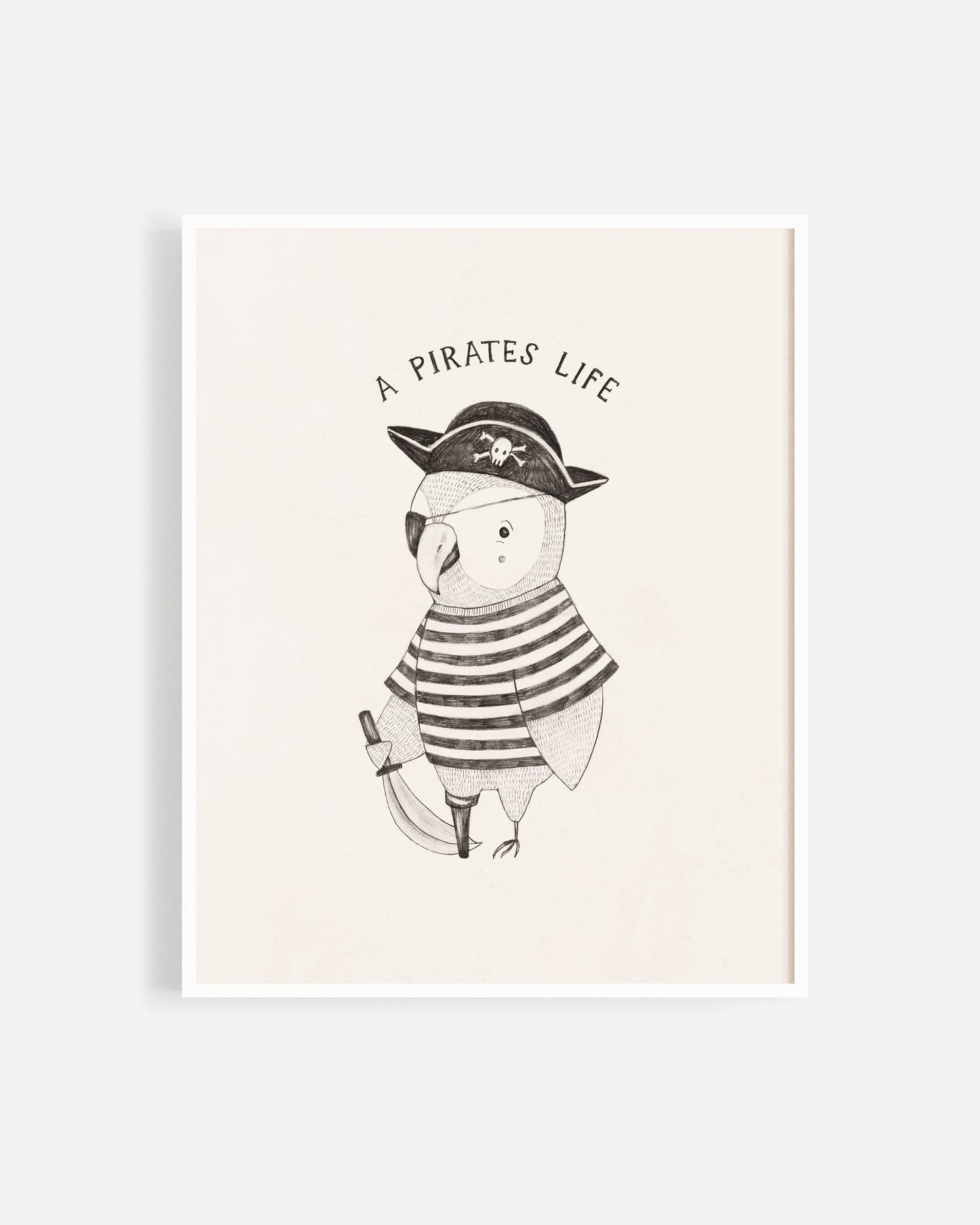 Art Print || Pirate Parrot
