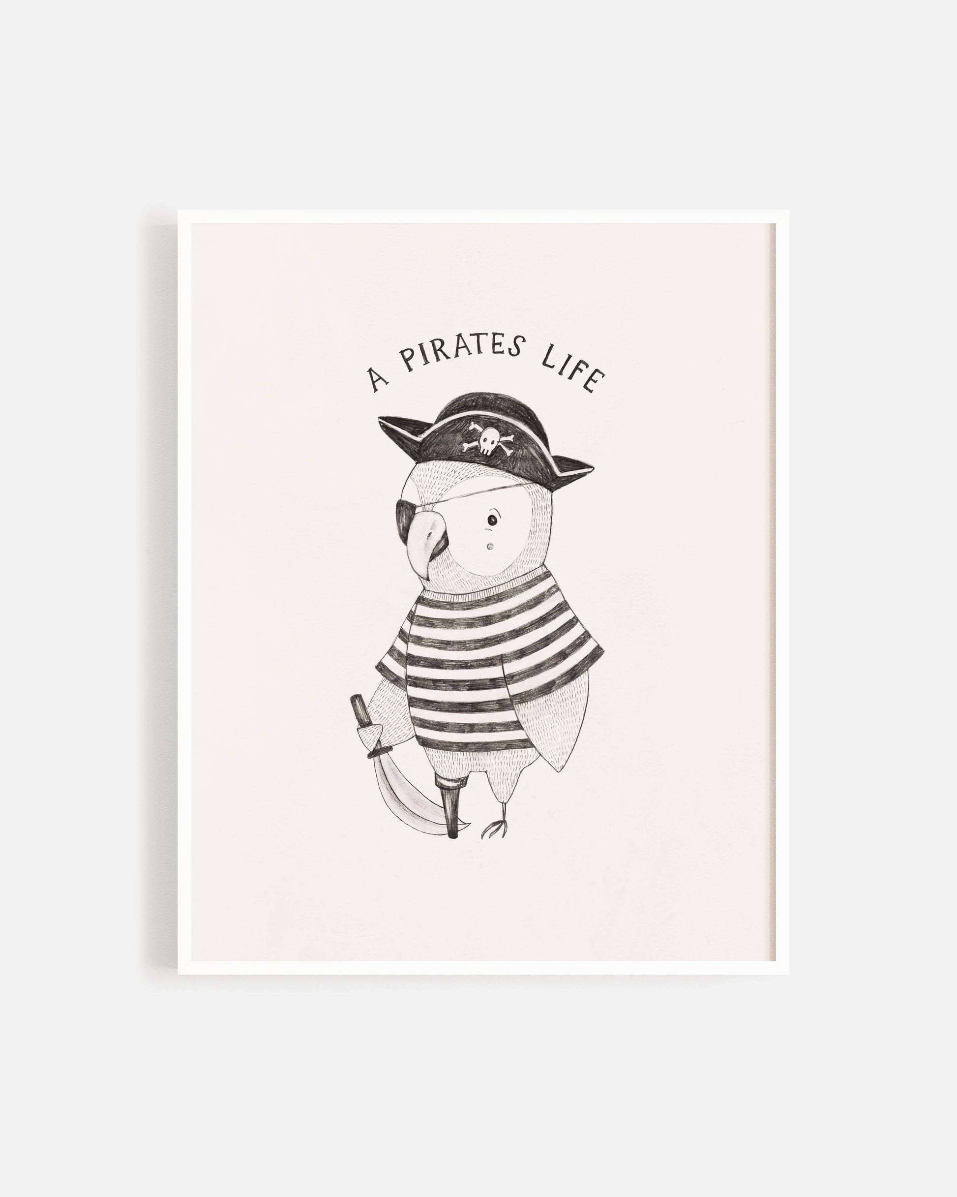 Art Print || Pirate Parrot