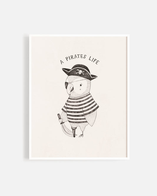 Art Print || Pirate Parrot