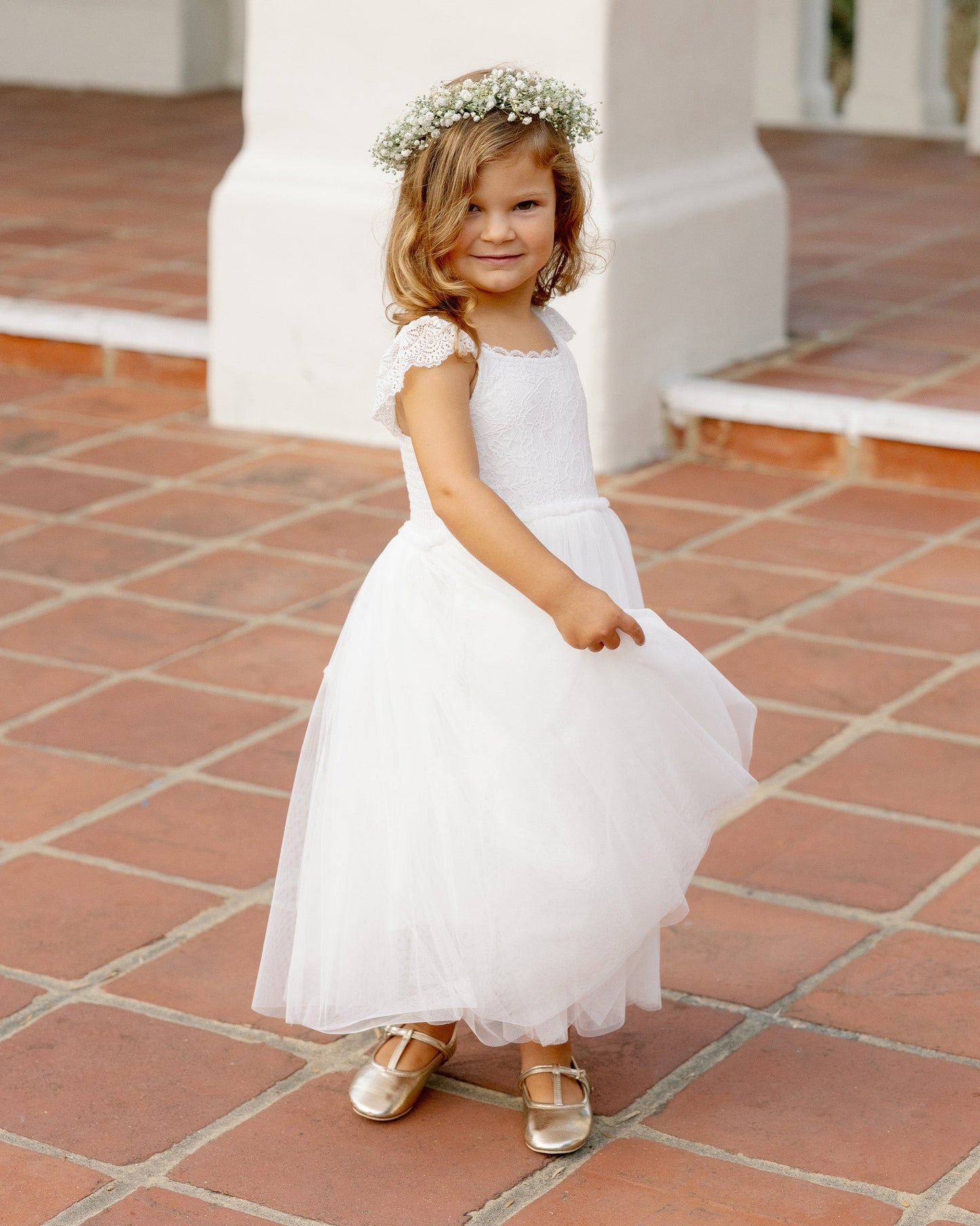 Camilla Dress White