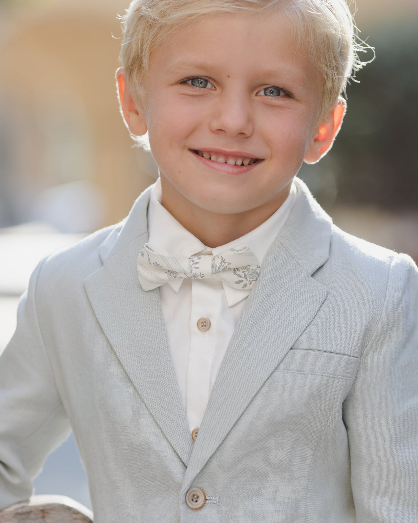 Bow Tie French Floral Stripe