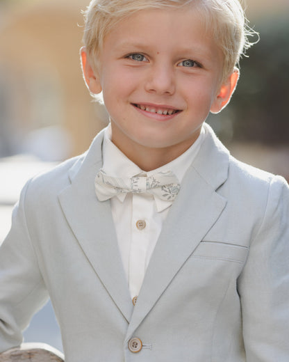 Bow Tie French Floral Stripe