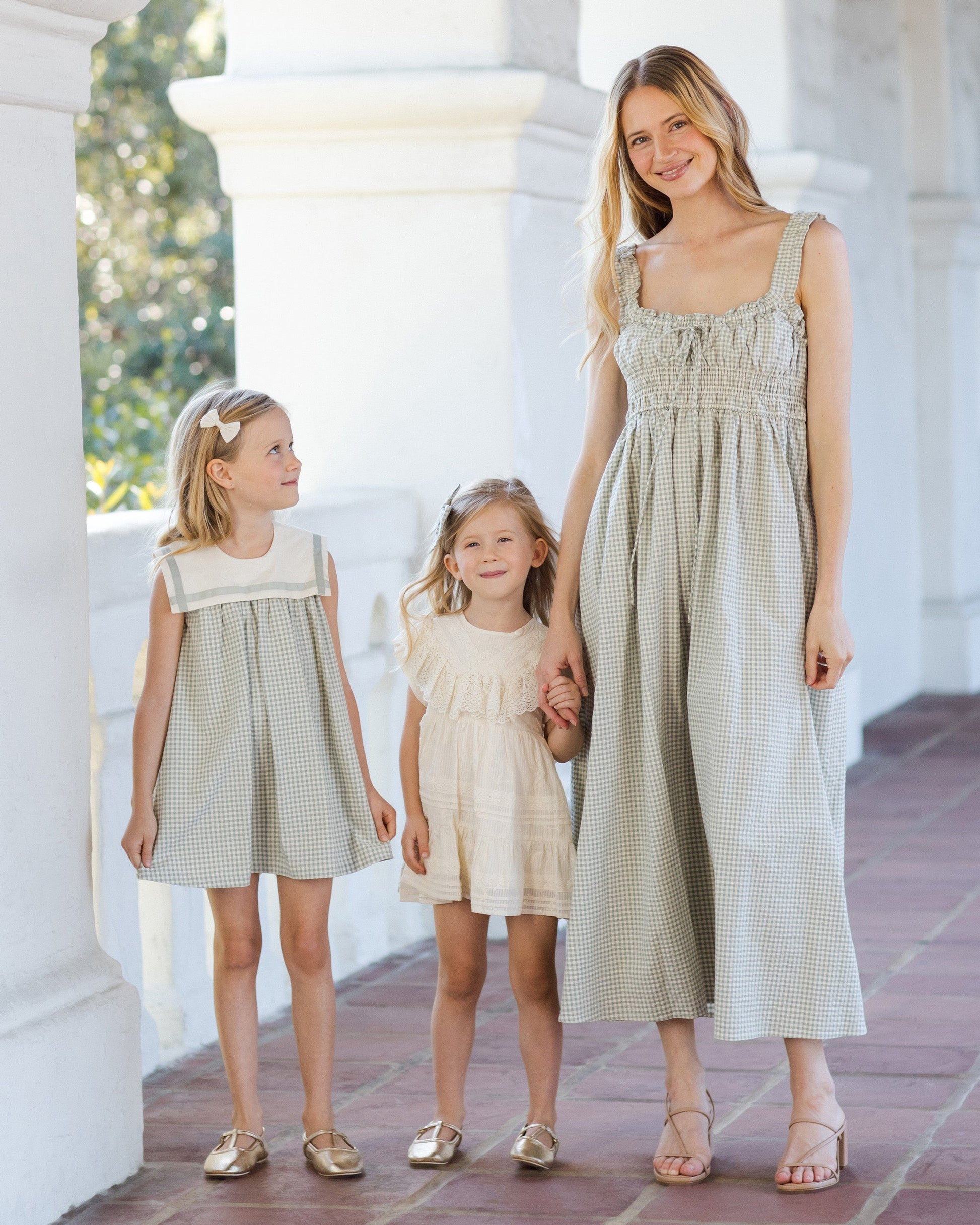 Daisy Dress Eucalyptus Check