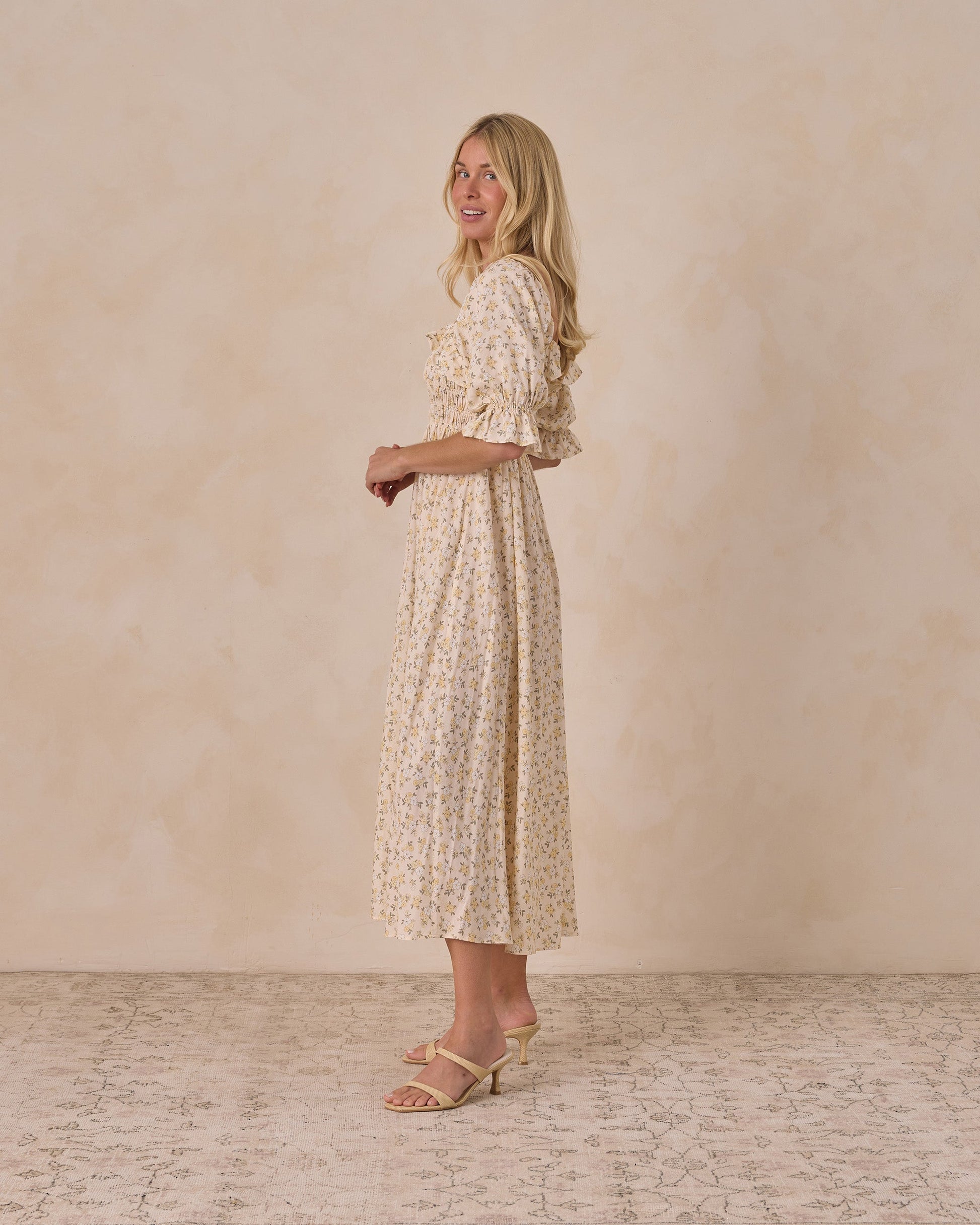 Women's Birdie Dress Lemon Meadow