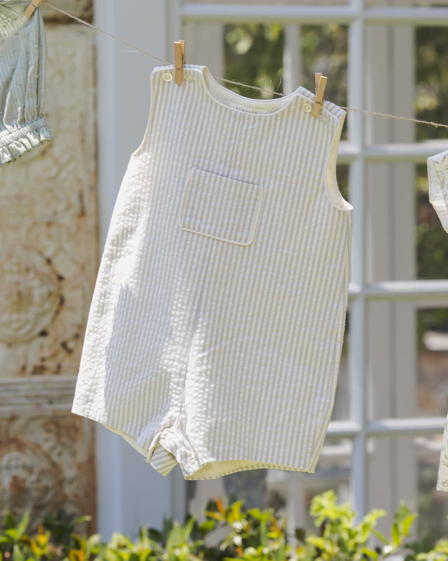 Georgie Romper Sky Stripe