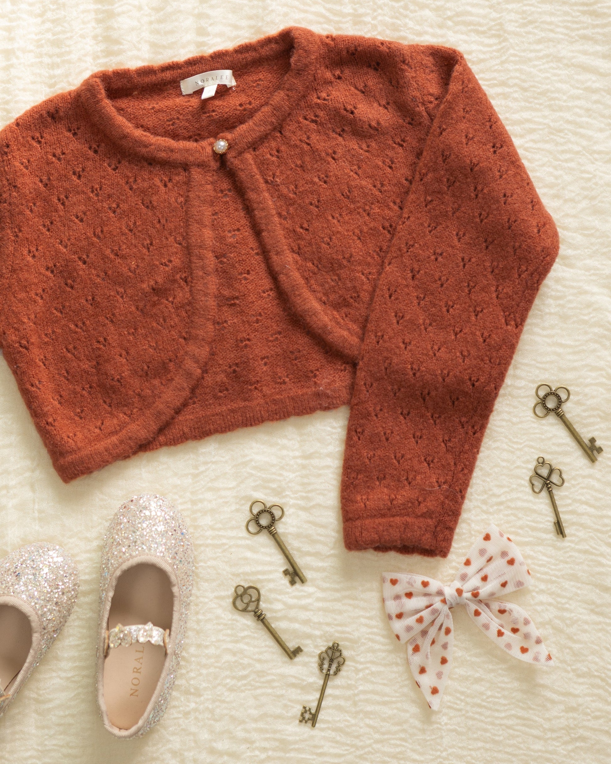 Bolero Sweater Red