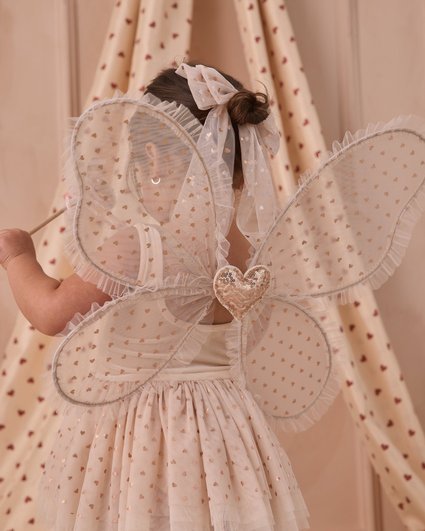 Alice Bow Rose Gold Hearts