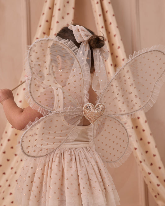 Alice Bow Rose Gold Hearts