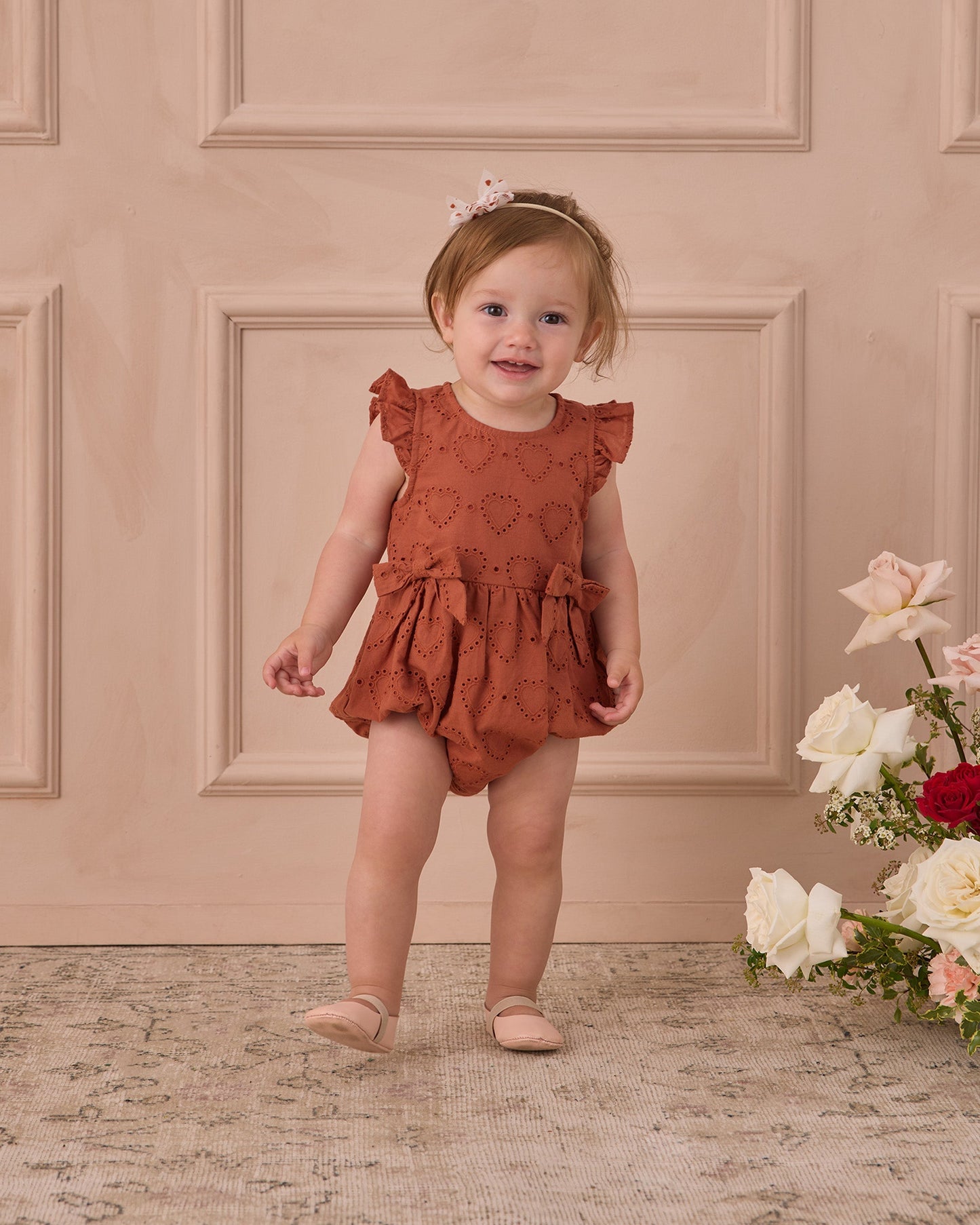 Betsy Romper Red