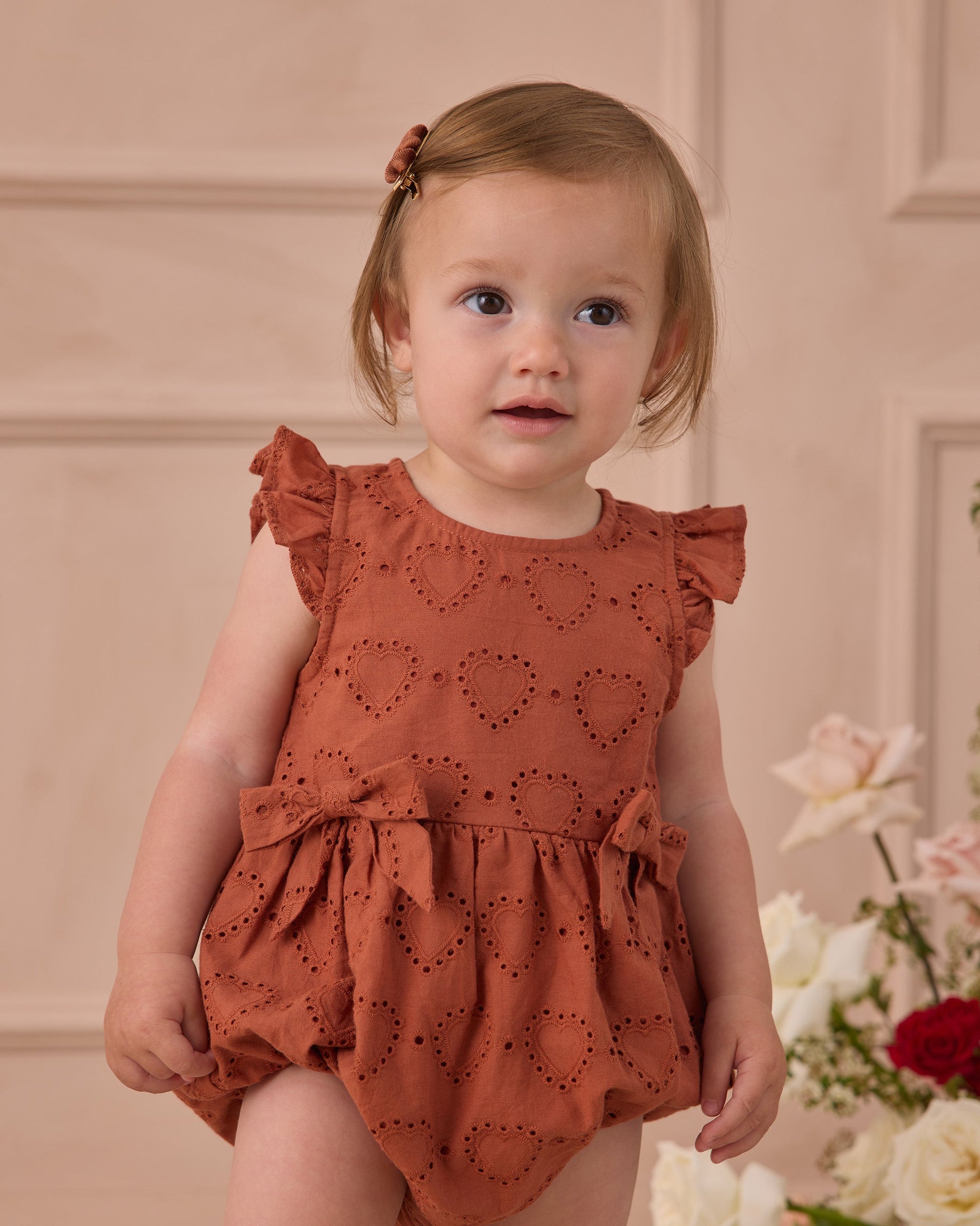 Betsy Romper Red