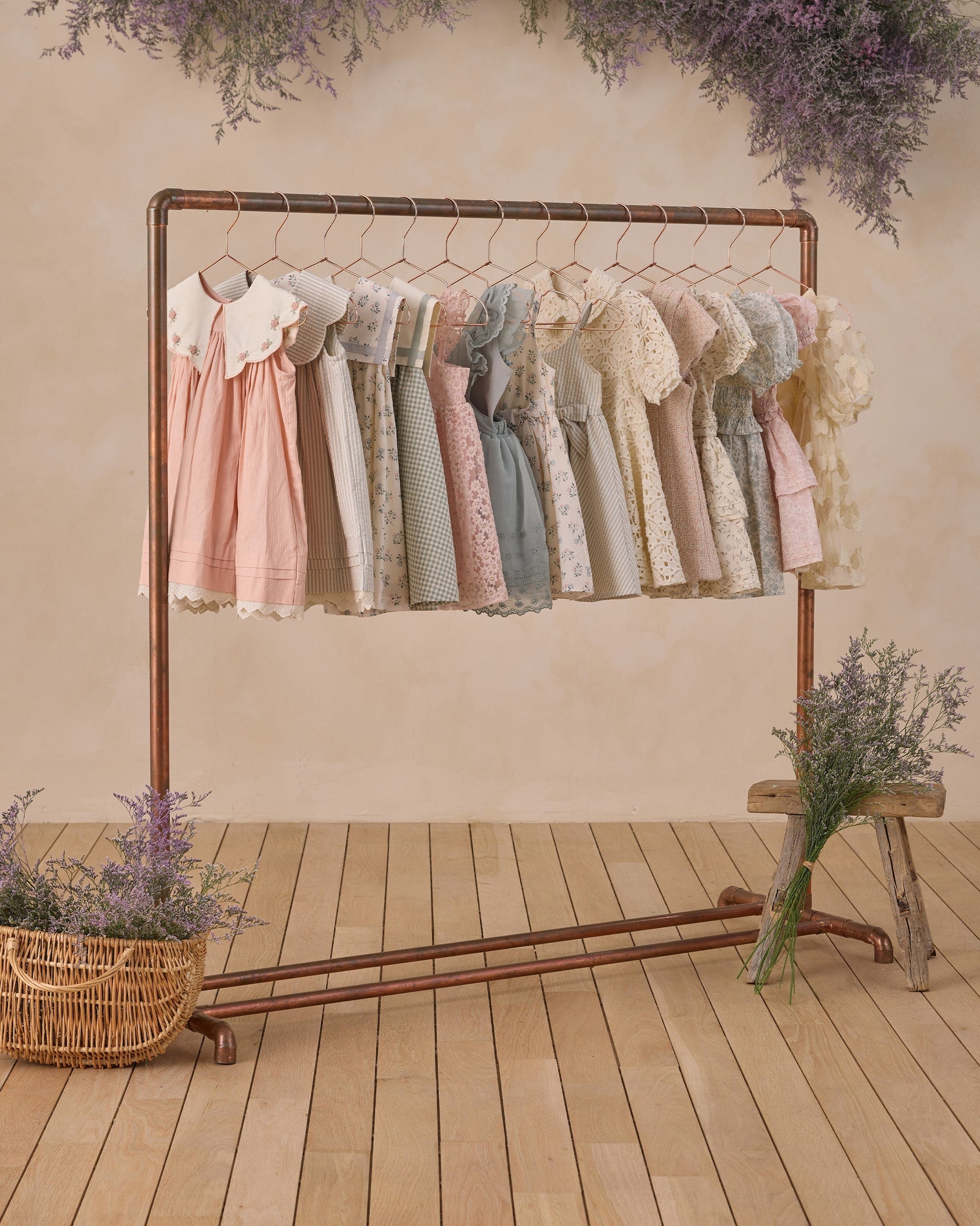 Florence Dress Sky Stripe