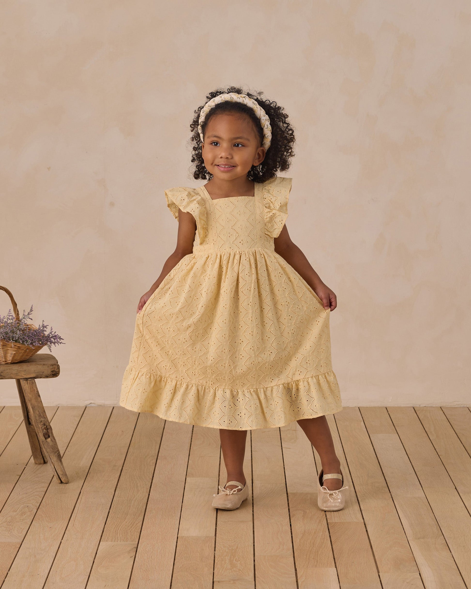 Braided Headband Lemon Meadow