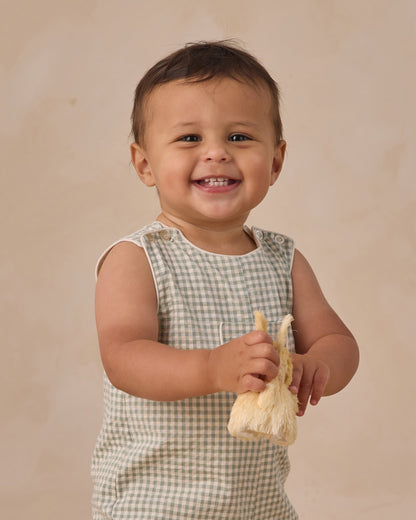 Georgie Romper Eucalyptus Check