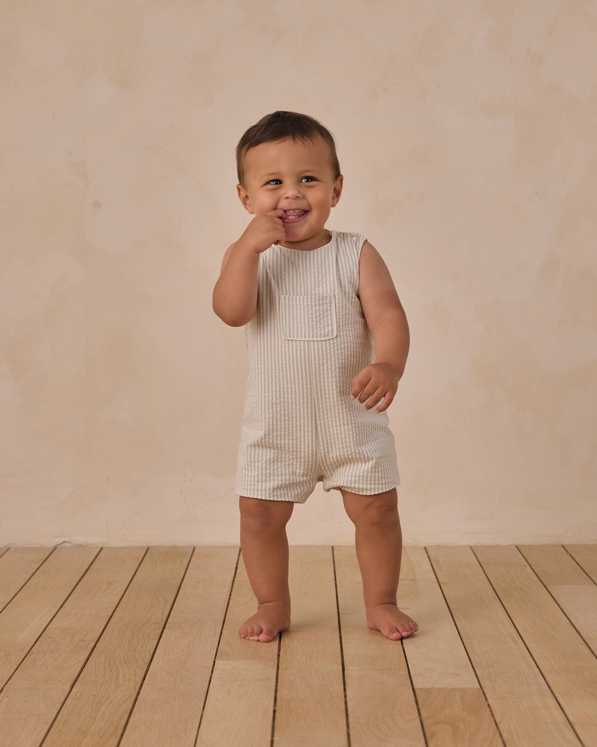 Georgie Romper Sky Stripe