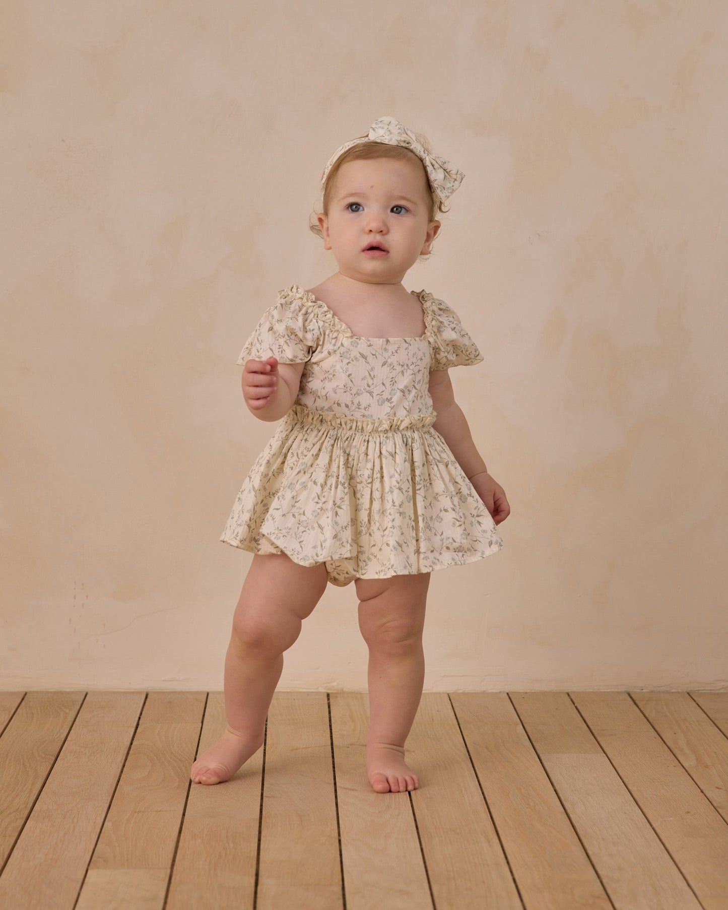 Baby Bow Headband Set Ivory, Vines