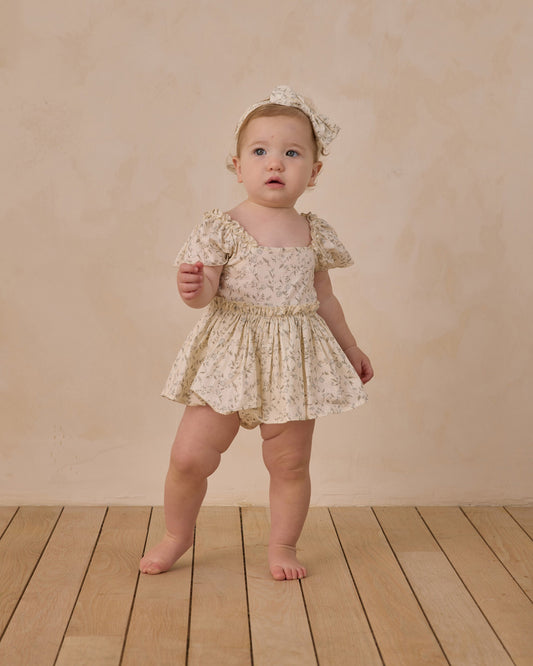 Baby Bow Headband Set Ivory, Vines