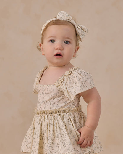 Baby Bow Headband Set Ivory, Vines