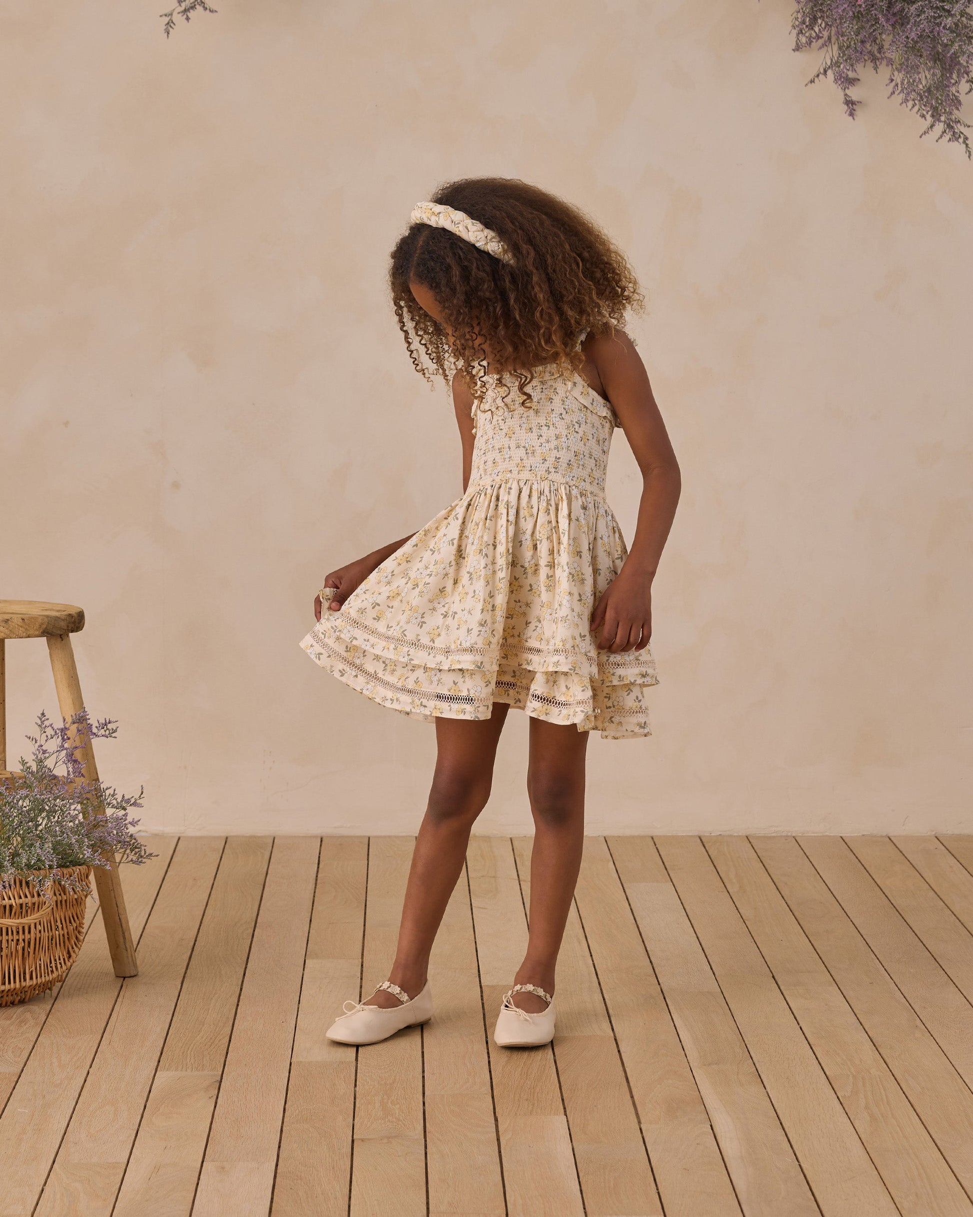 Birdie Dress Lemon Meadow