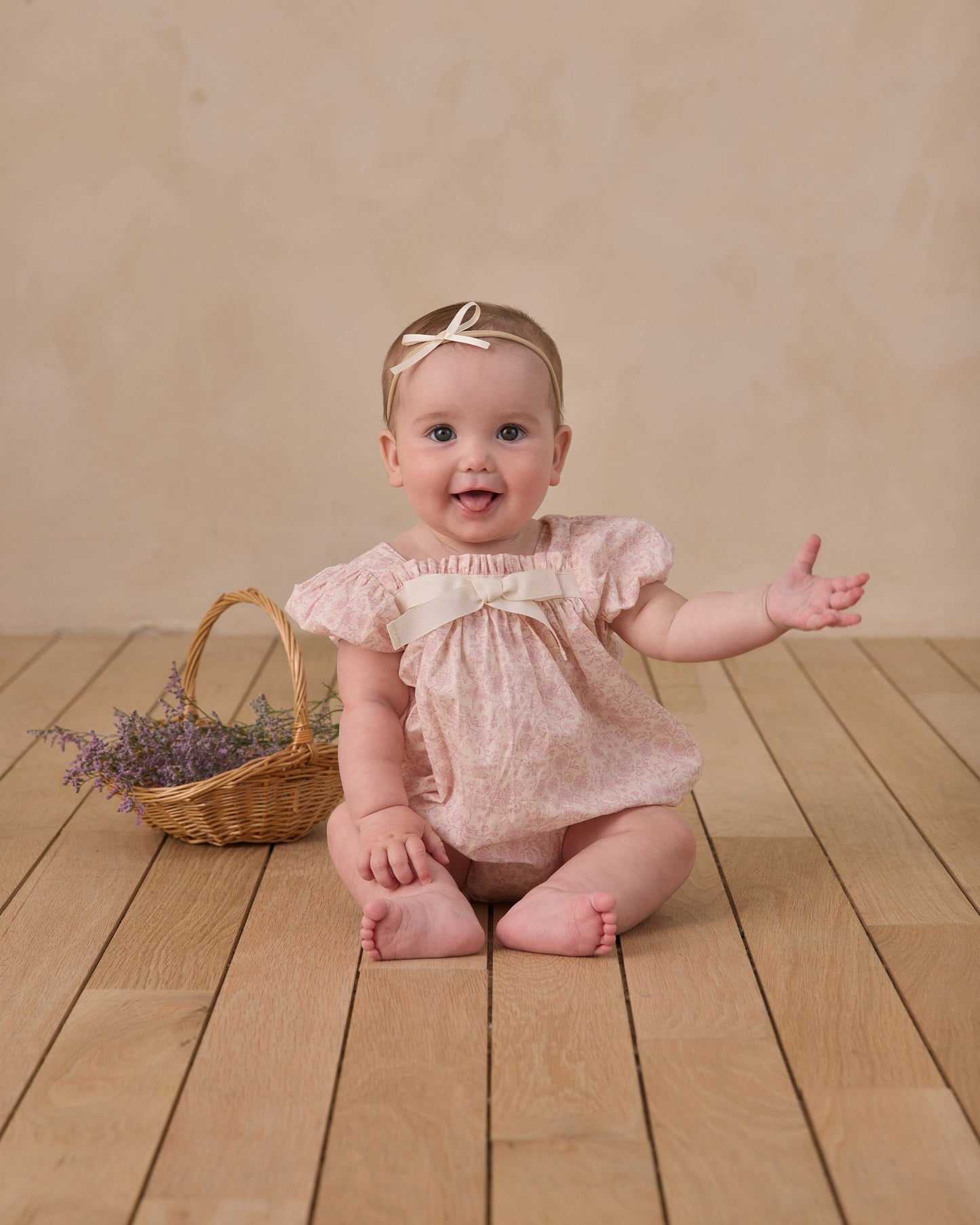 Lyla Romper Lavender Floral