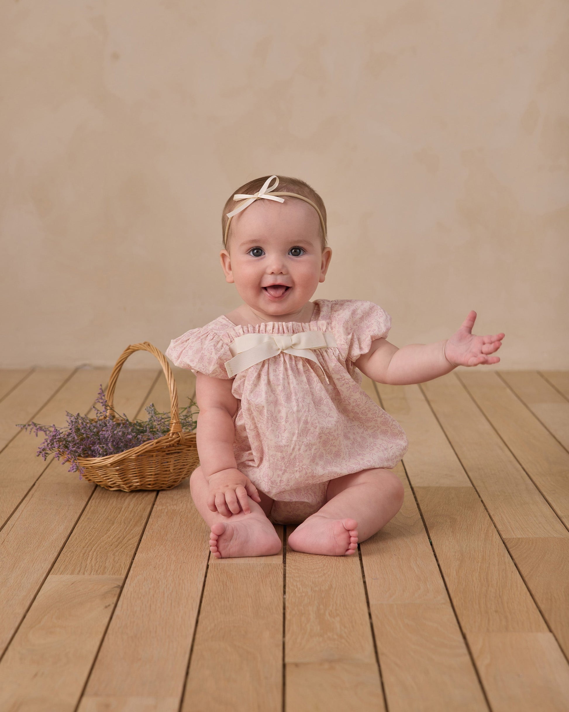 Baby Bow Headband Lemon, Natural, Lavender