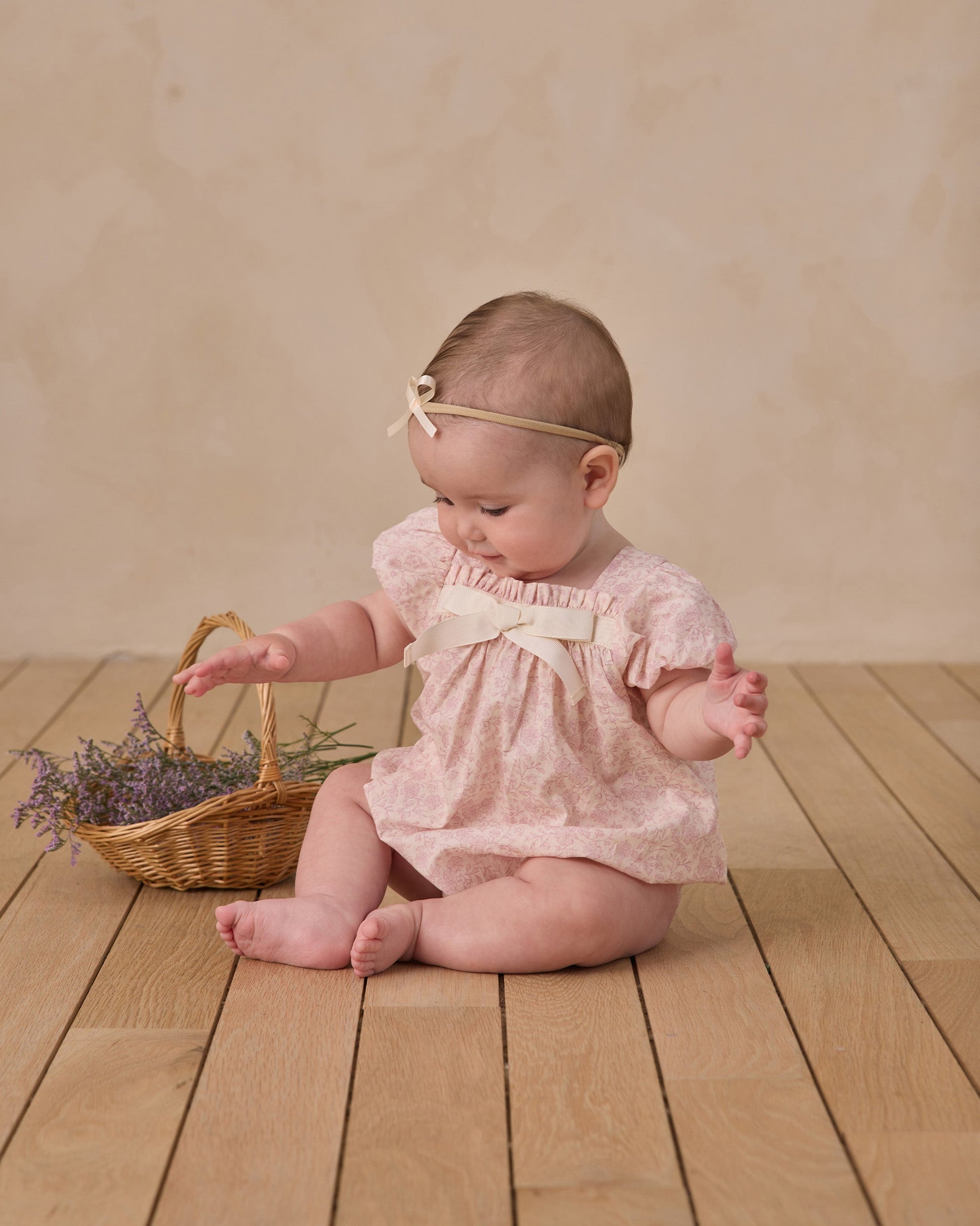 Lyla Romper Lavender Floral