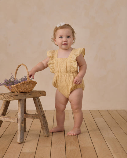 Lucy Romper Lemon