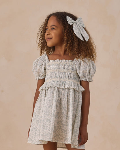 Everly Bow Sky Floral
