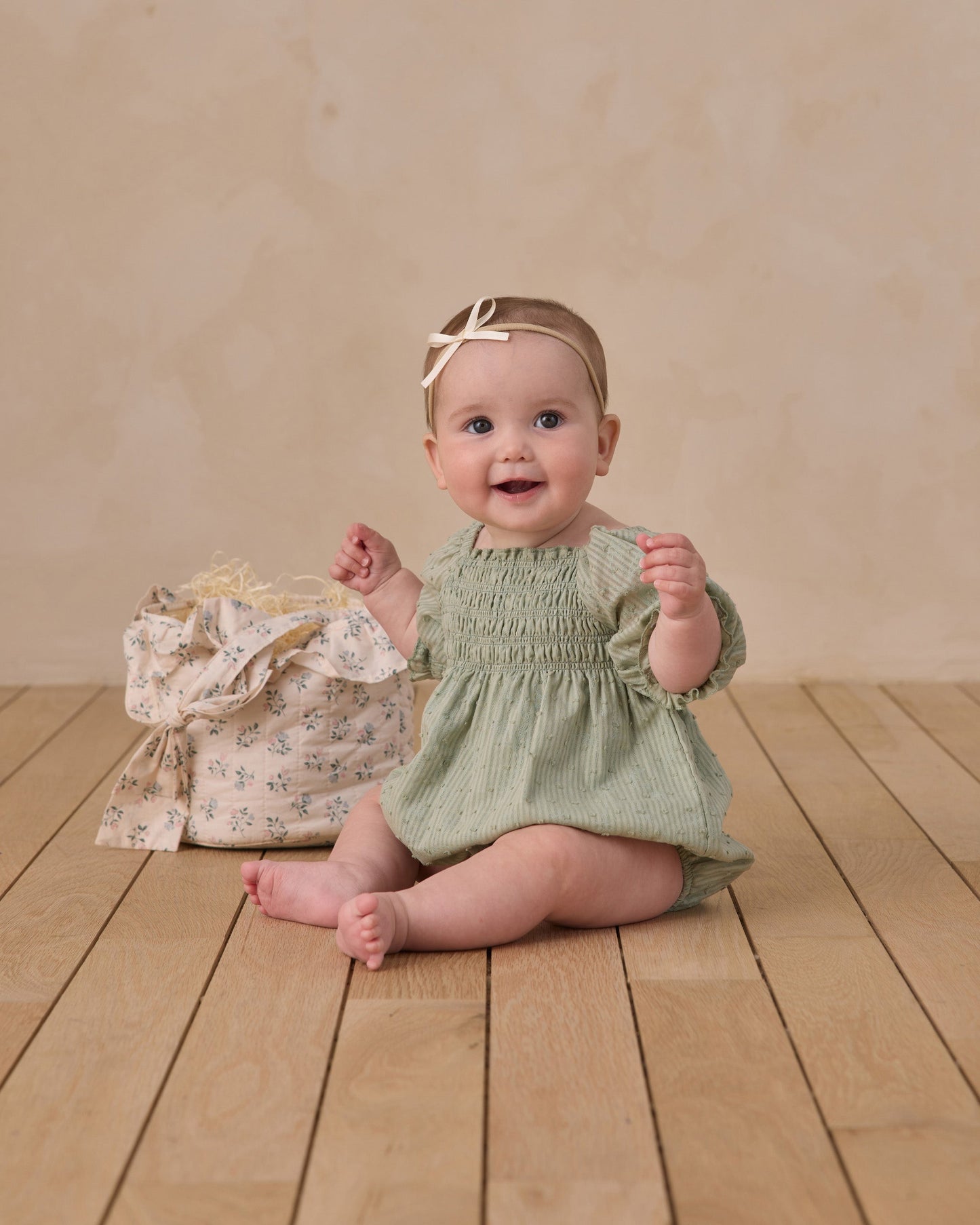 Hazel Romper Eucalyptus
