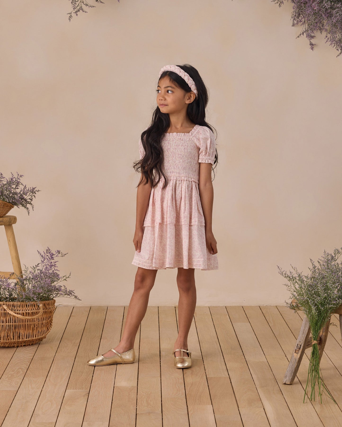 Cosette Dress Lavender Floral