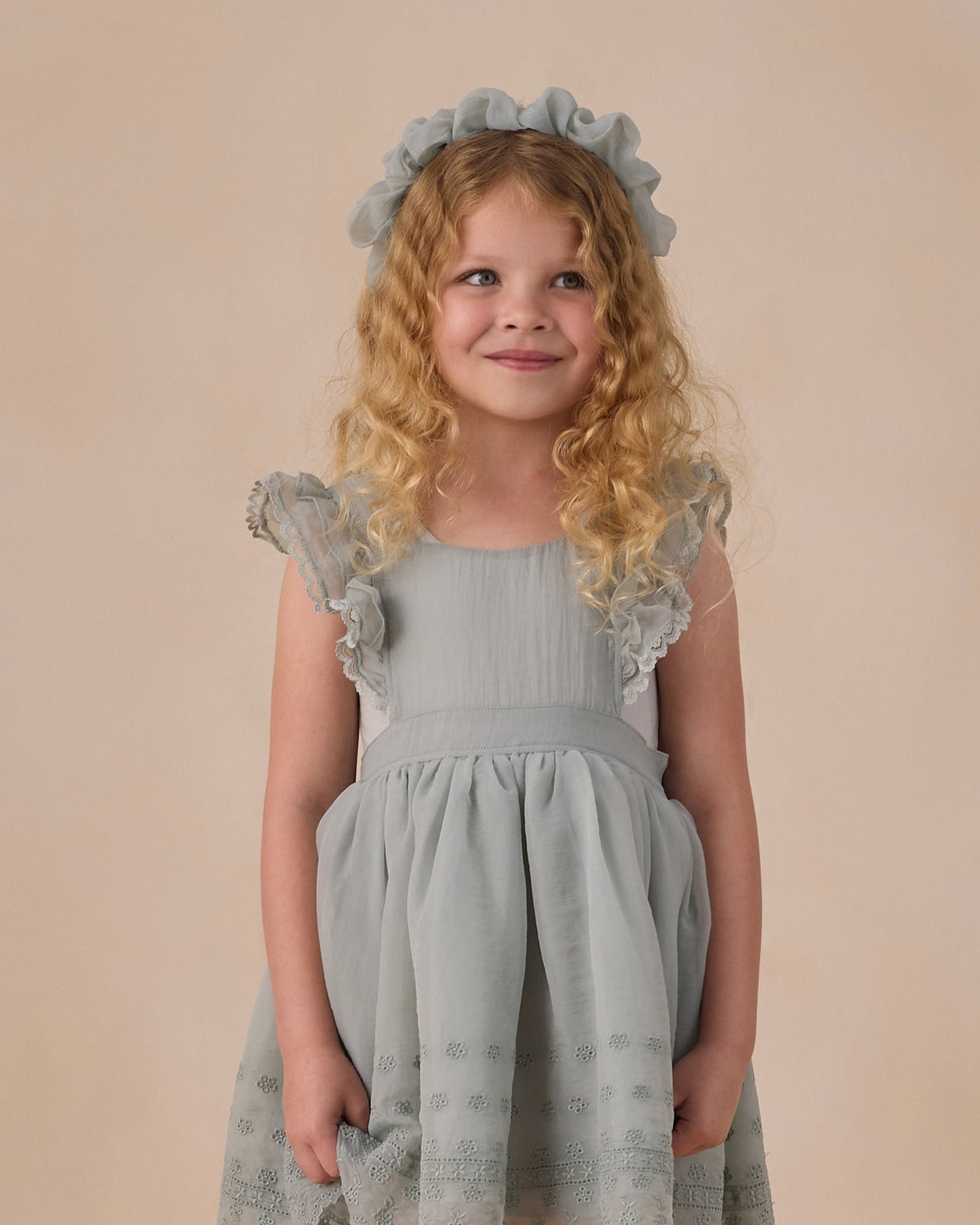 Gathered Headband Sky
