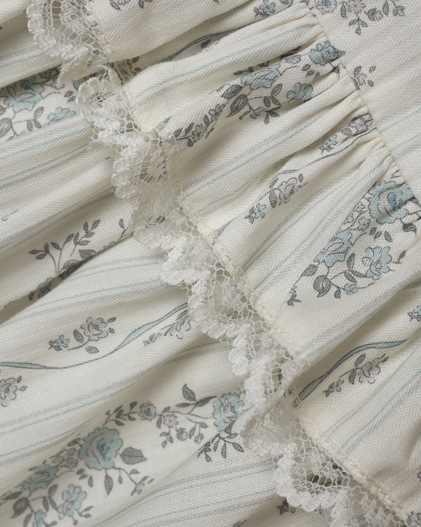 Alice Dress French Floral Stripe