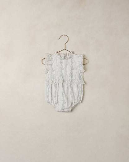 Alice Romper French Floral Stripe
