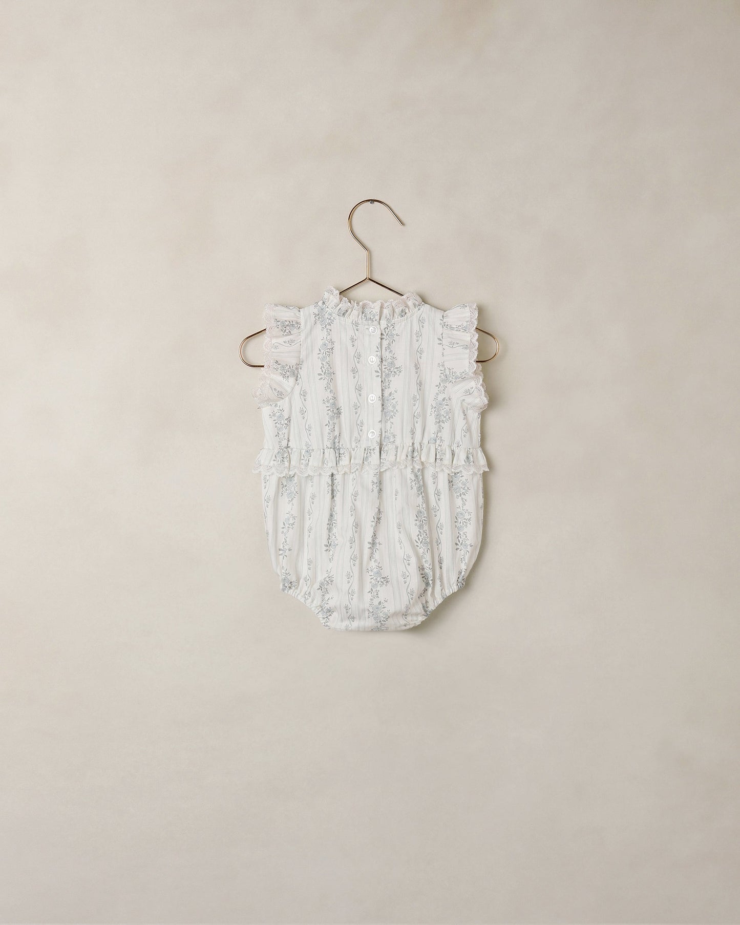 Alice Romper French Floral Stripe