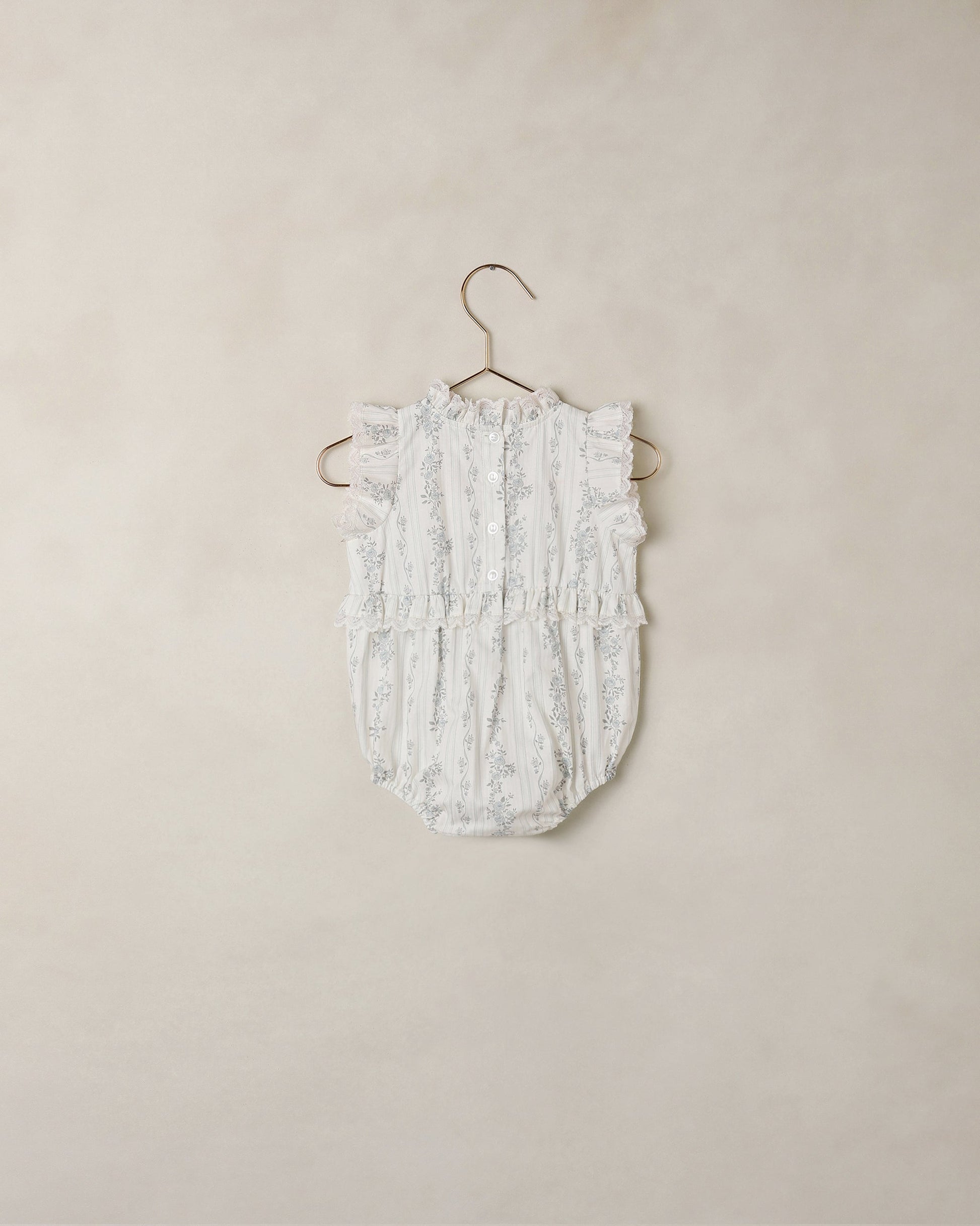 Alice Romper French Floral Stripe