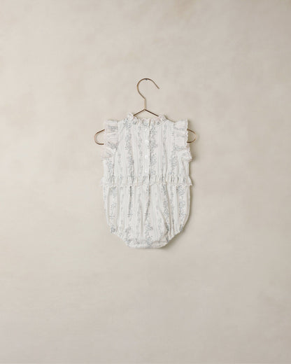 Alice Romper French Floral Stripe