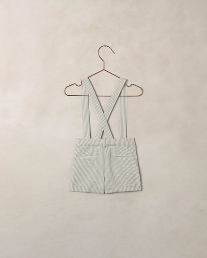 Suspender Short Sky Stripe